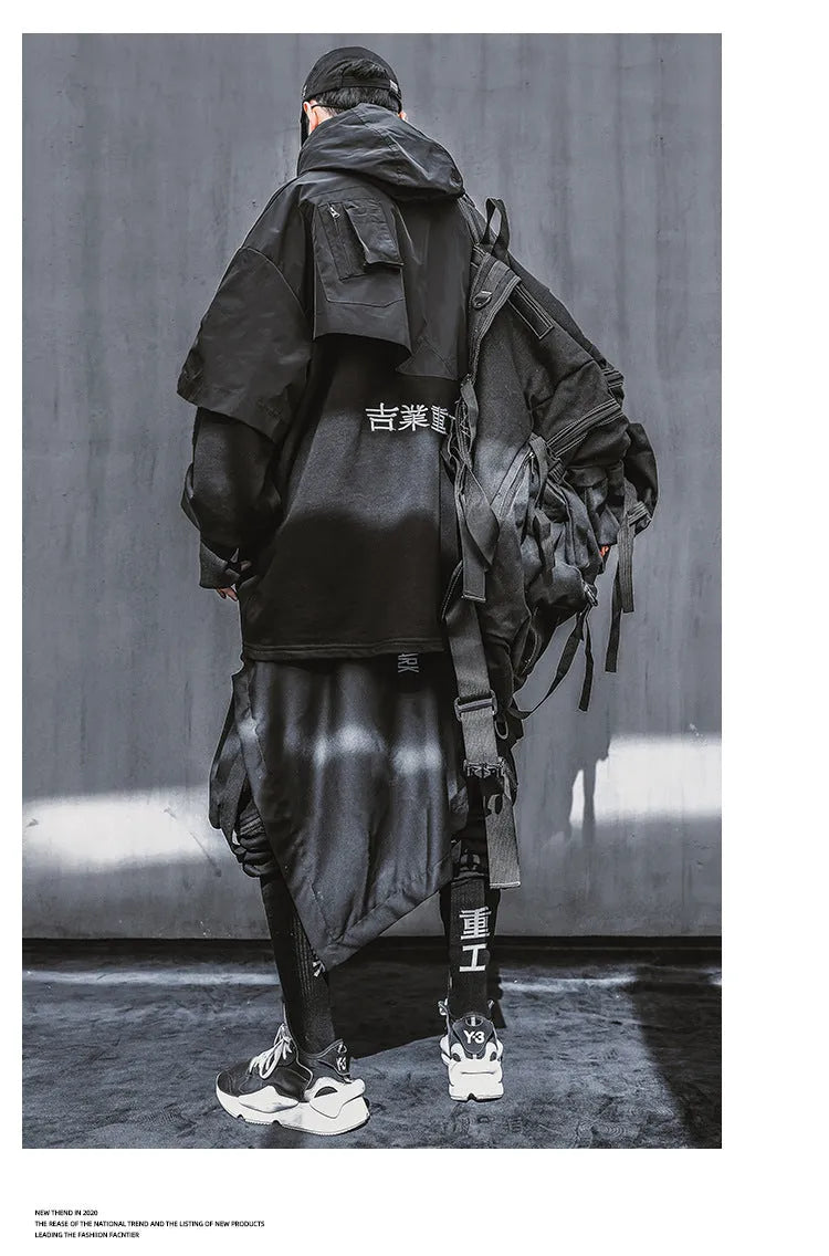 Heavy Industry Shawl Casual Hooded Sweater - Bellarte Enchanté Heavy Industry Shawl Casual Hooded Sweater